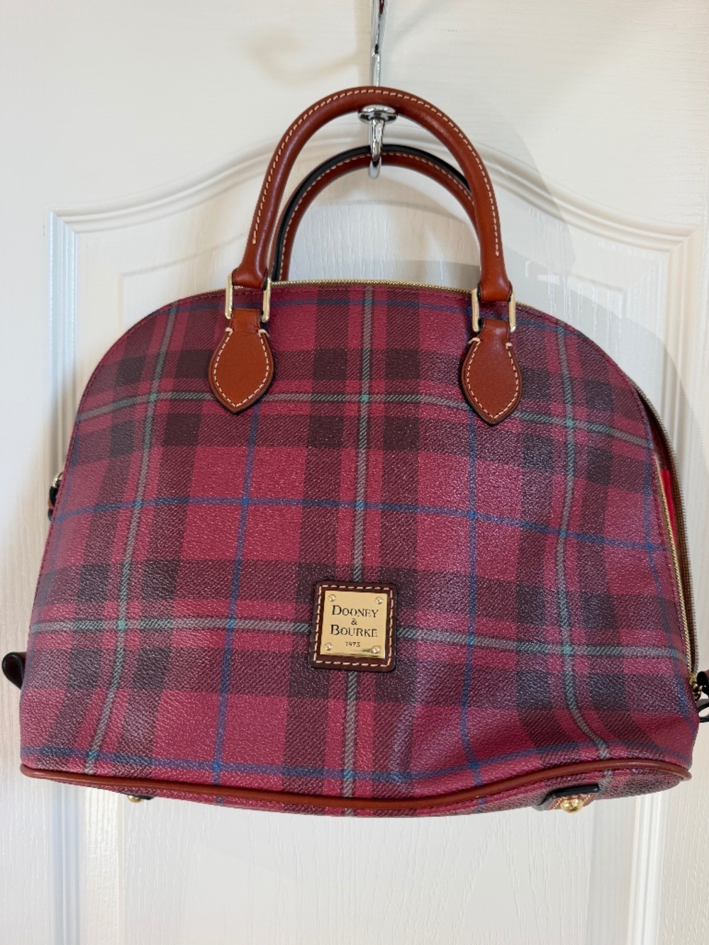 Dooney & Bourke Satchel - Plaid